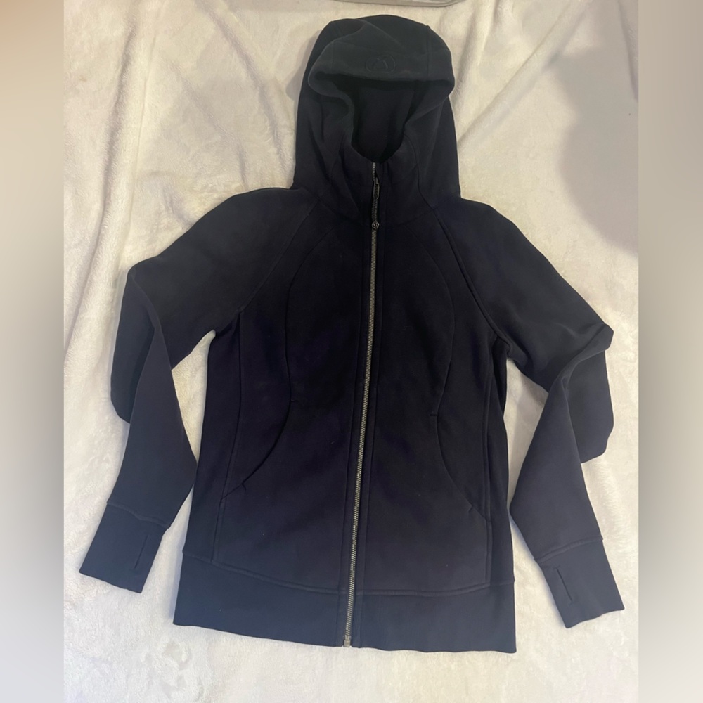 New with Tag Lululemon Scuba Full Zip Hoodie Navy  Size 6
